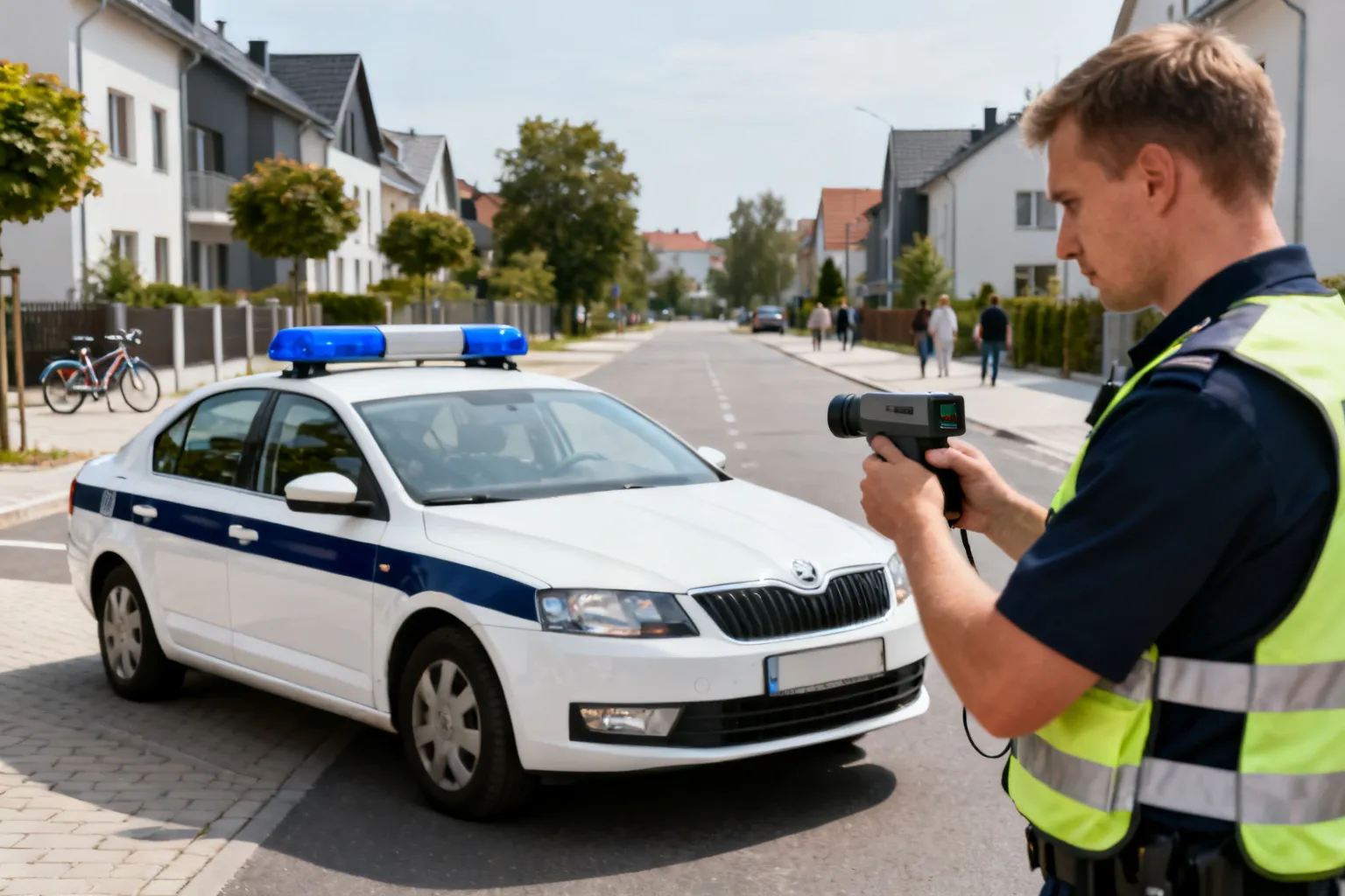 Kontrole prędkości w powiecie bełchatowskim podczas akcji PRĘDKOŚĆ