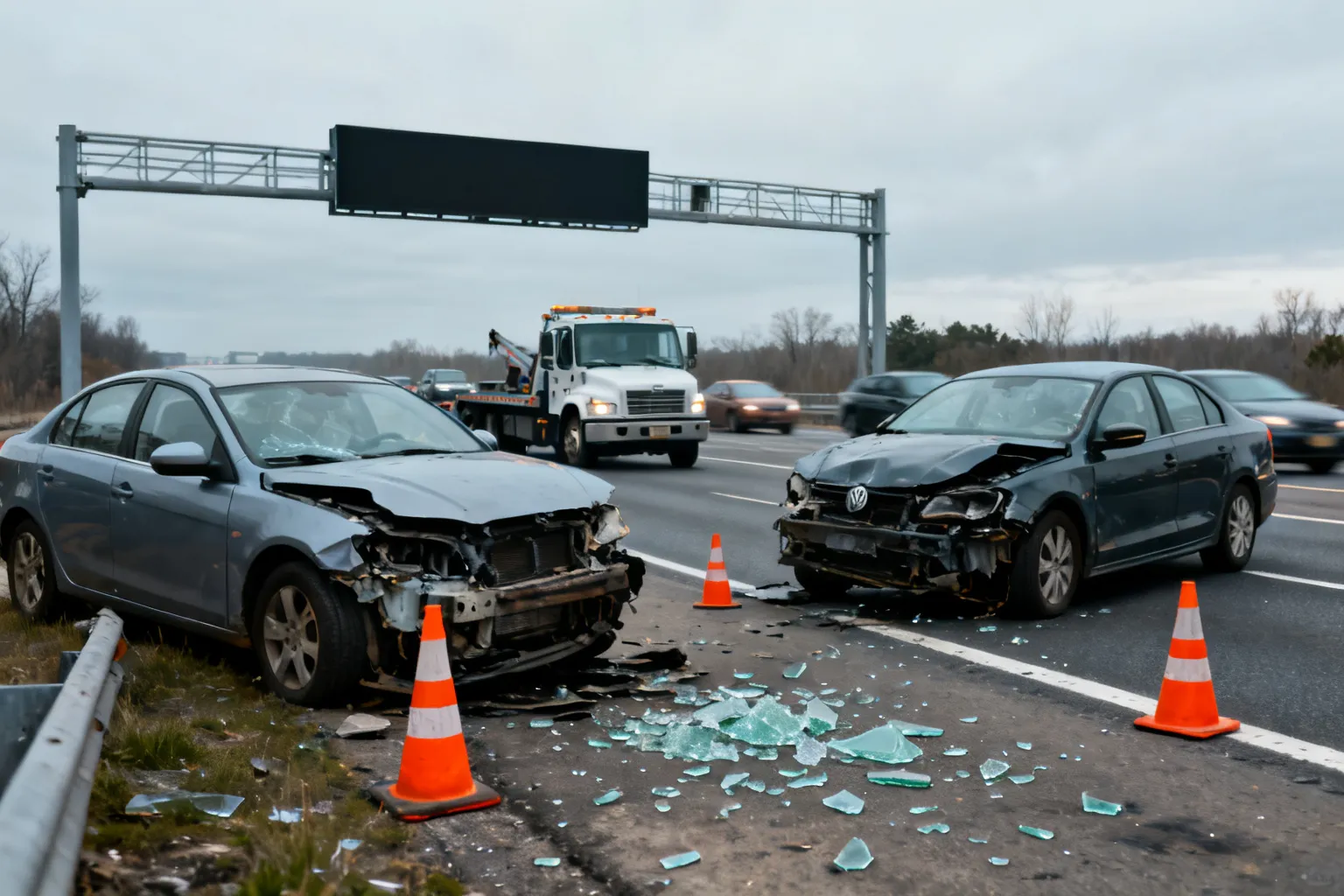 Zderzenie A2 369,6 km kierunek Poznań — komunikat RSO