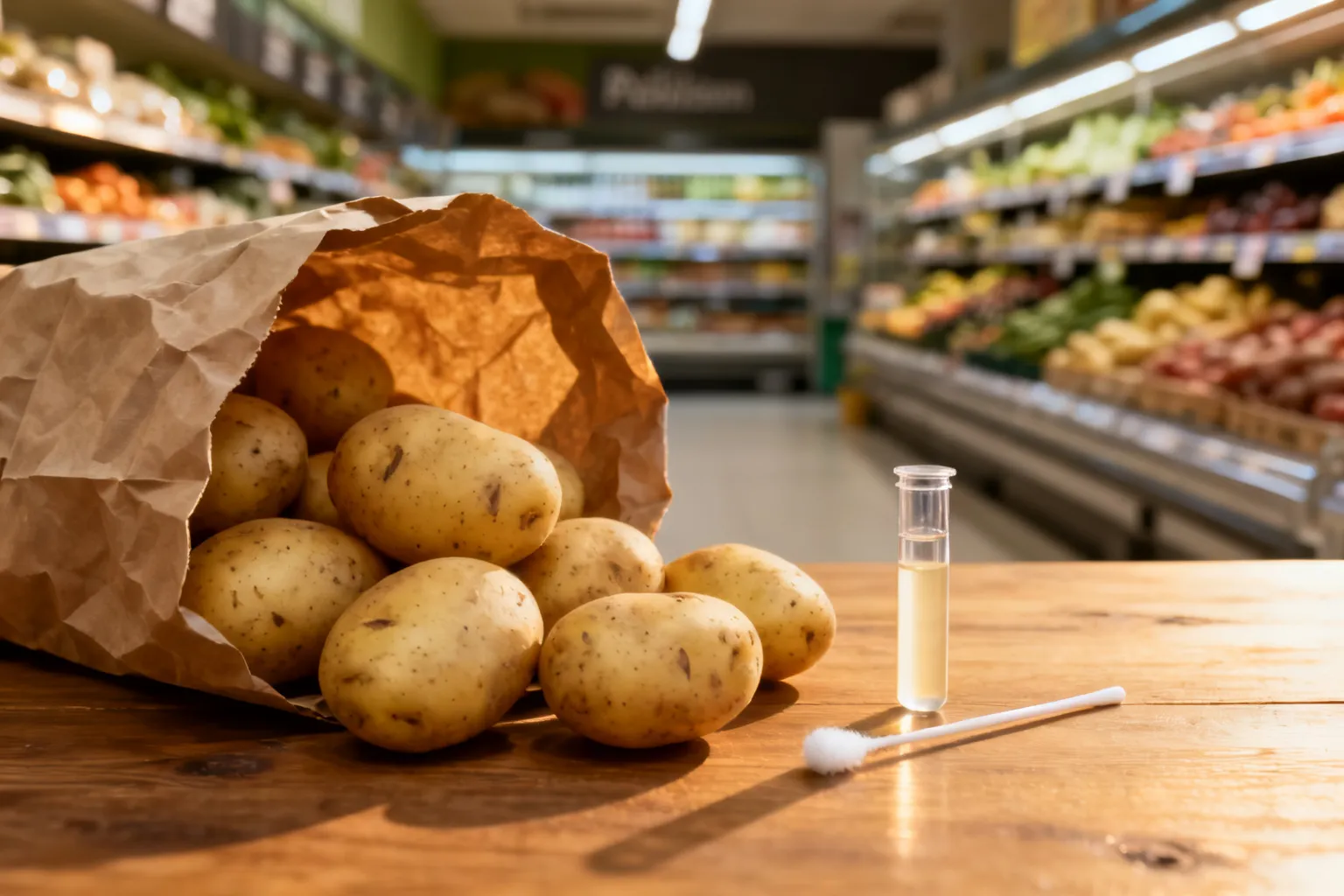 Badanie ziemniaków Lidl Biedronka: w próbce z Lidla wykryto propamokarb