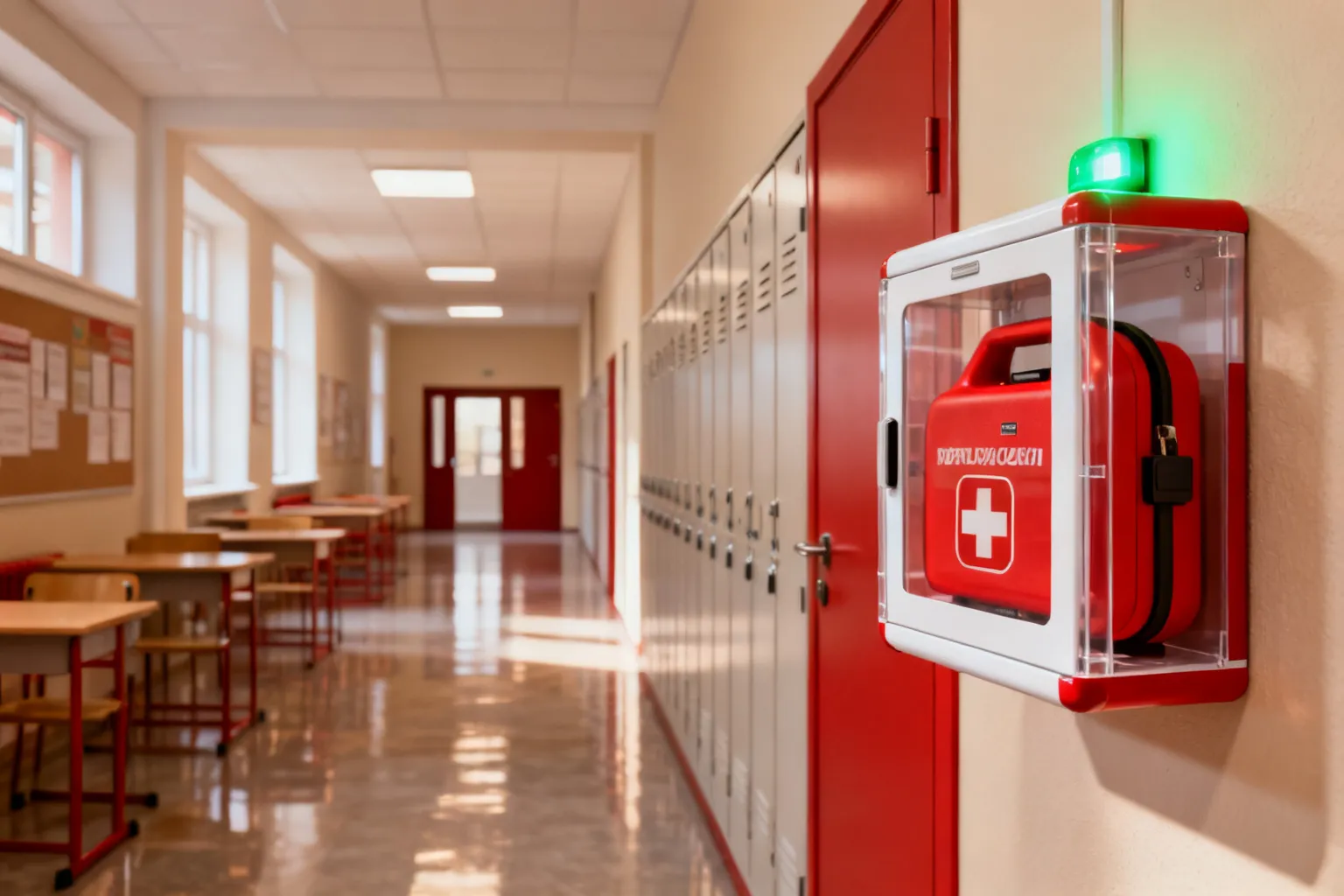 Defibrylatory AED w każdej miejskiej szkole w Bełchatowie