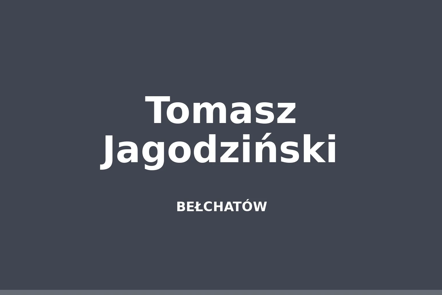 Tomasz Jagodziński