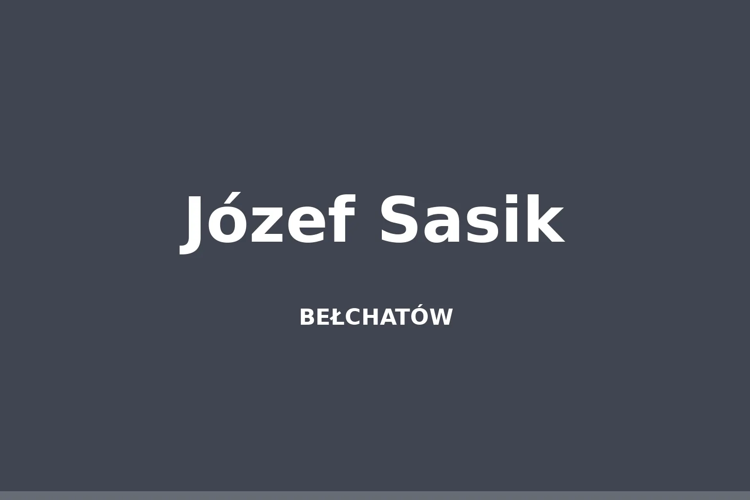 Józef Sasik