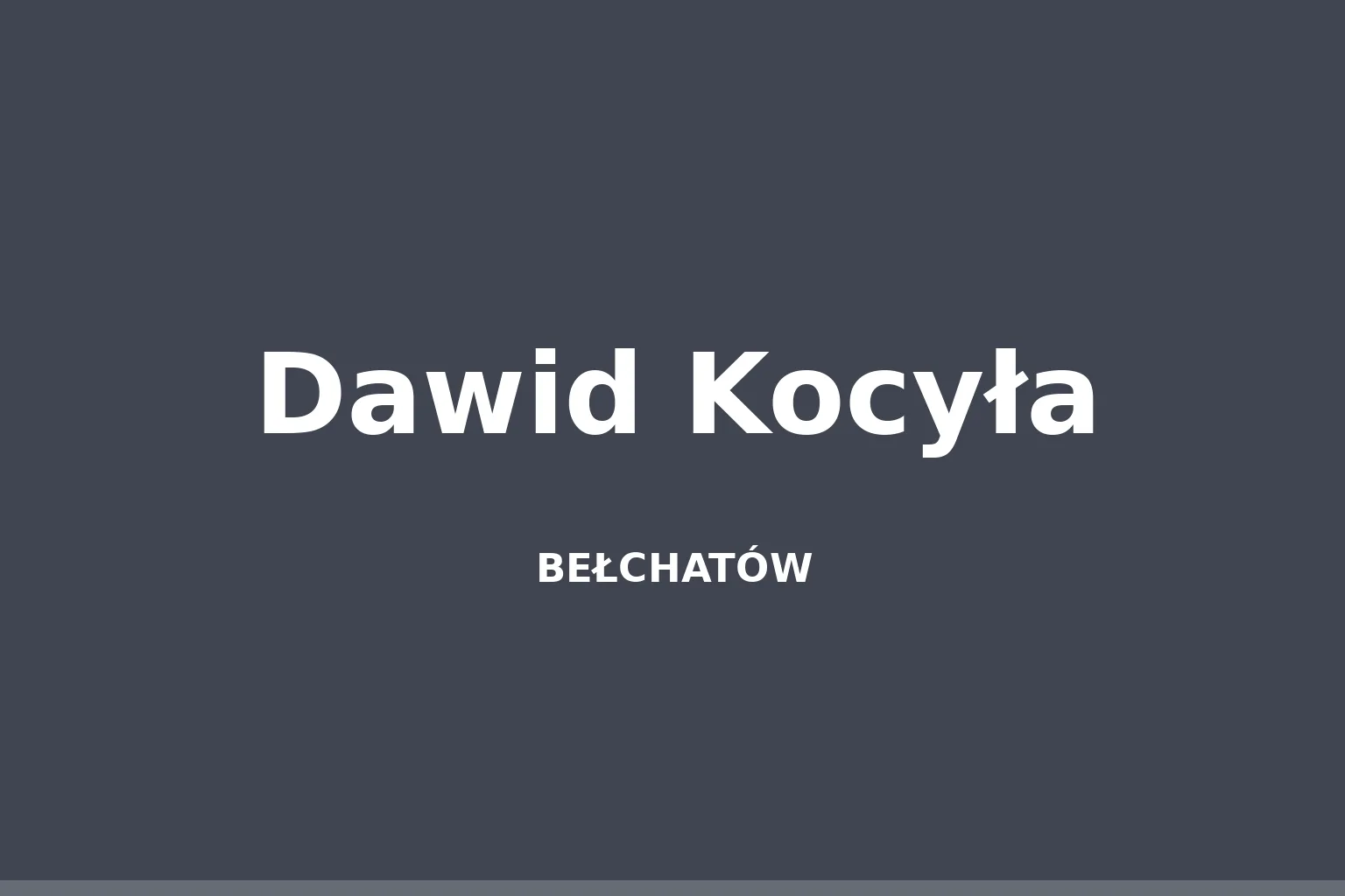 Dawid Kocyła