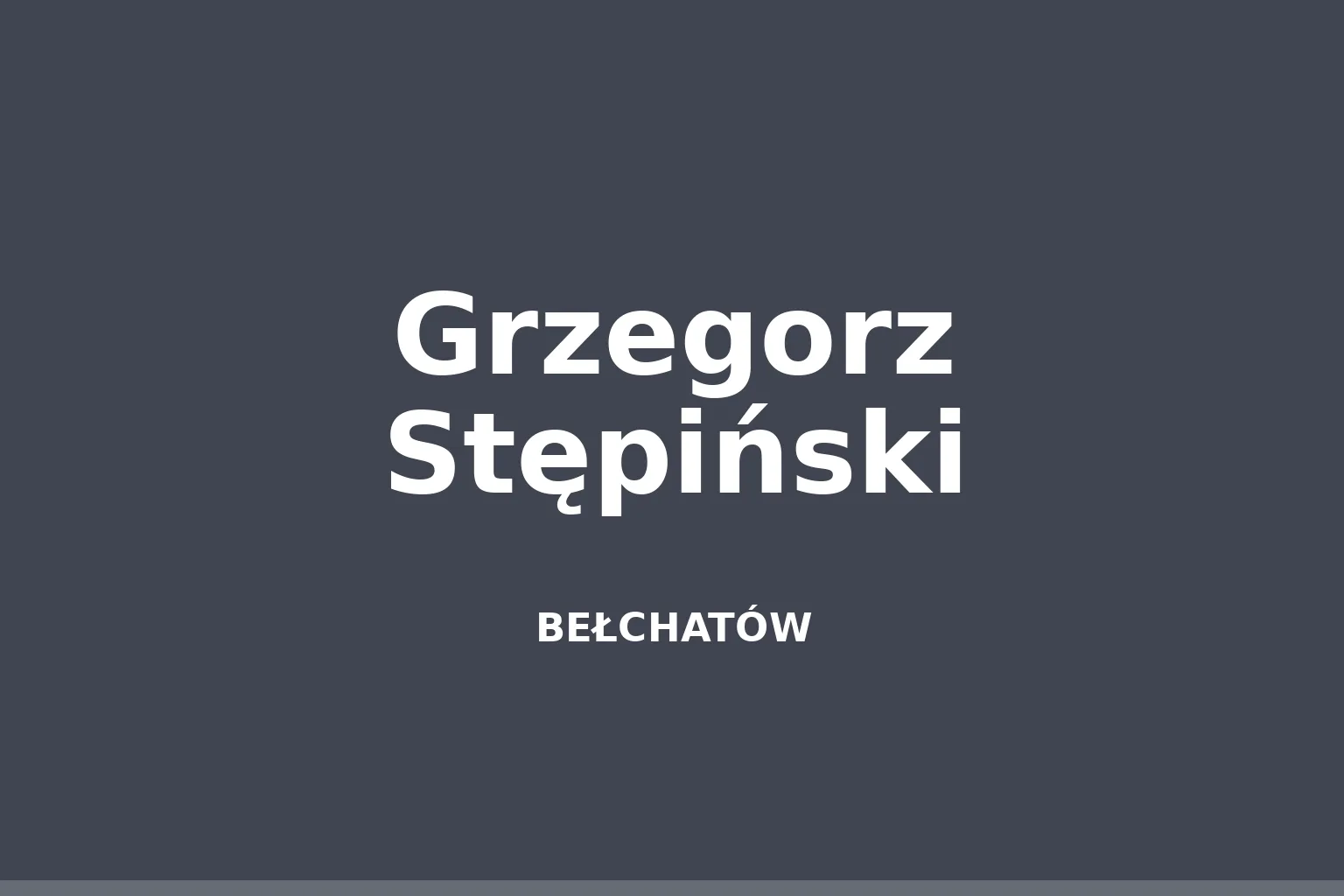 Grzegorz Stępiński