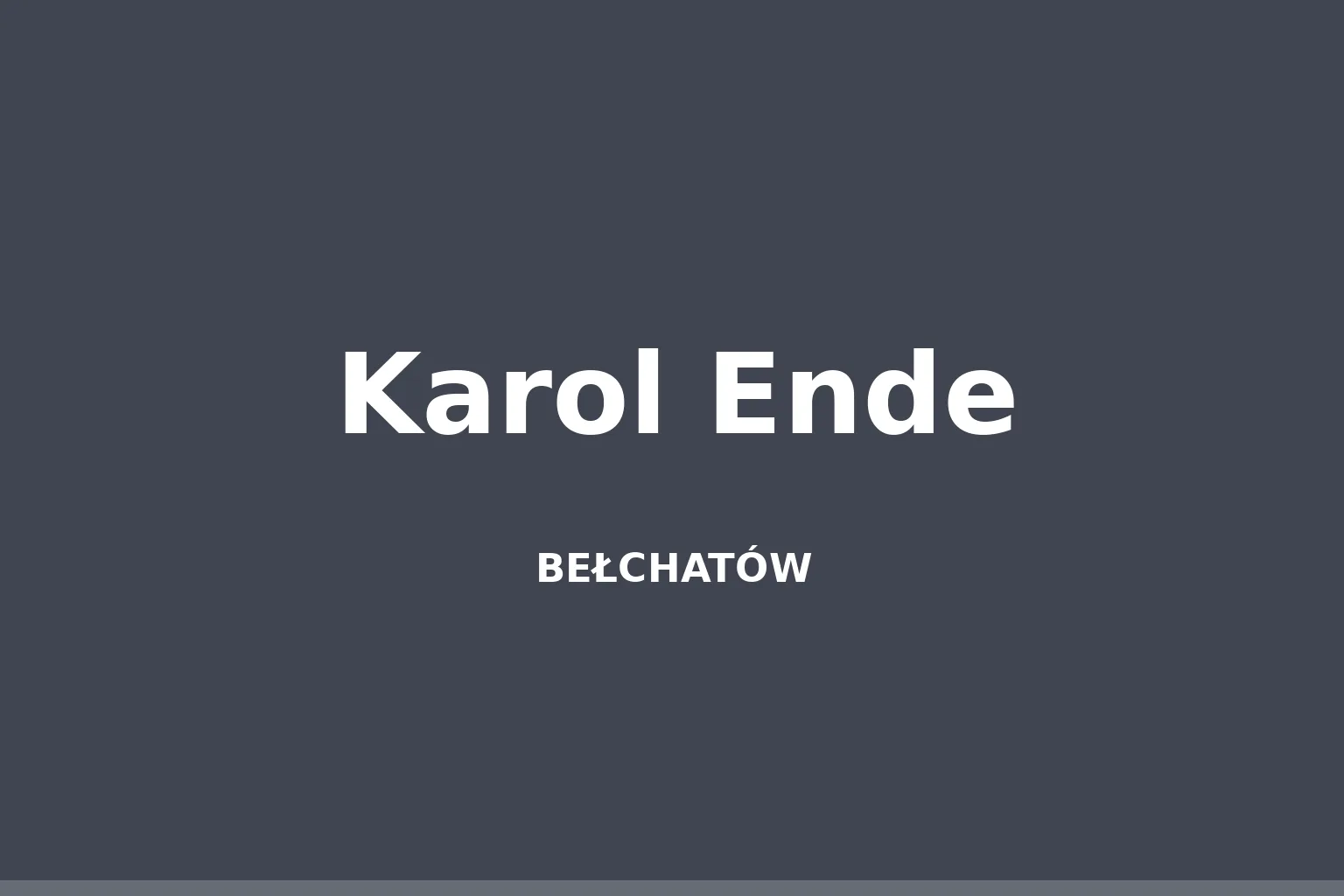 Karol Ende
